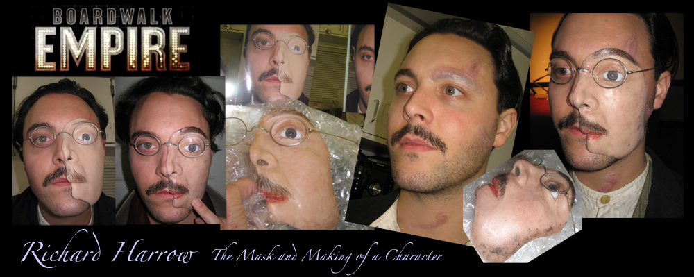 Richard Harrow's Makeup process